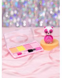 Набор детской косметики "Кошечка" (лак, тени, кисть, апплик, цвет микс) ( Арт. КС-5217)