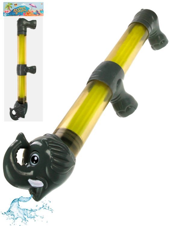 Водный пистолет "Слоник" (48X12.5X6)(208мл,дальность стрельбы 8-10м,в пакете) ( Арт. ИК-1038)