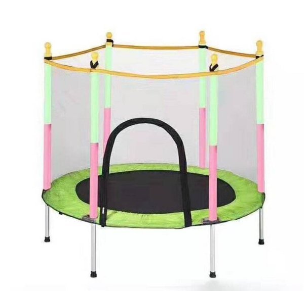 Батут (140 см) с сеткой зеленый макс.вес 50 кг ( Арт. БСП-8231)