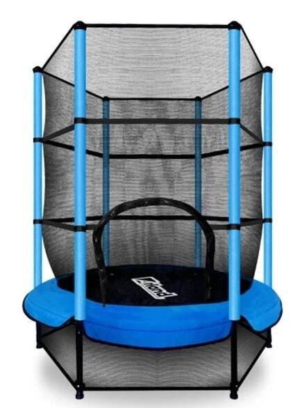 Батут (140 см) с сеткой синий макс.вес 60 кг ( Арт. БСП-8227)