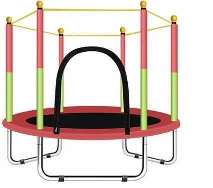 Батут (122 см) с сеткой красный макс.вес 45 кг ( Арт. БСП-8238)