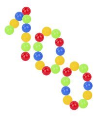 ШАРИКИ ПЛАСТИКОВЫЕ 100 шт. ЦВЕТНЫЕ, Ø70 мм (в пакете) ( Арт. И-8995)