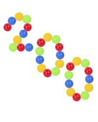 ШАРИКИ ПЛАСТИКОВЫЕ 200 шт. ЦВЕТНЫЕ, Ø70 мм (в пакете) ( Арт. И-8997)