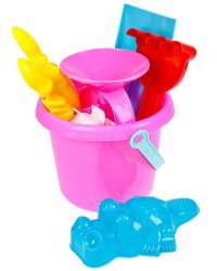 Песочный набор "У моря 5" в сетке (12,5х11,5х10) (арт. И-8394)