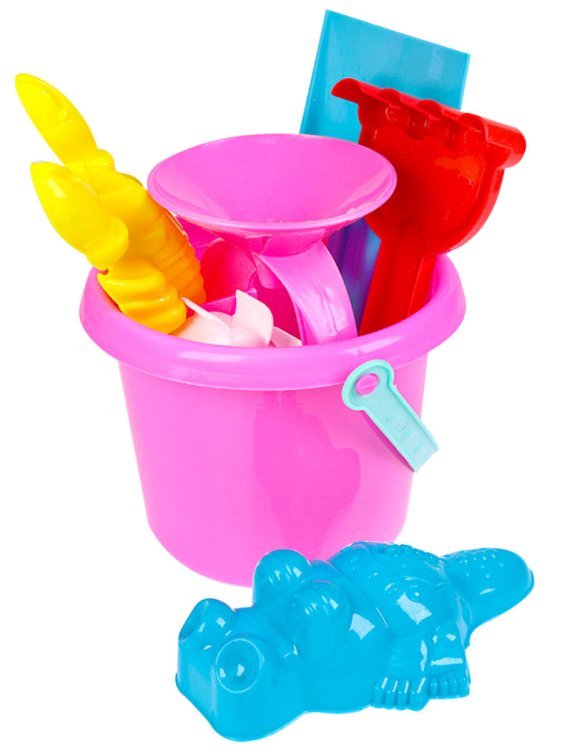 Песочный набор "У моря 5" в сетке (12,5х11,5х10) (арт. И-8394)