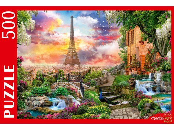 ГОРОДА (Рыжий Кот) ПАЗЛЫ 500 элементов. ШТП500-7132 МАГИЧЕСКИЙ ПАРИЖ