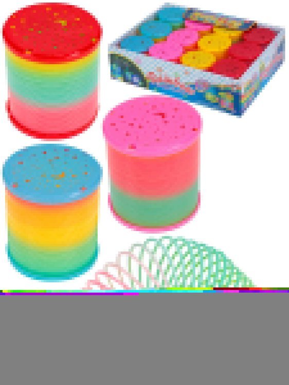 10. ПРУЖИНКИ-РАДУГИ (Рыжий Кот) Пружинка-радуга "Звездное небо"(5,5см)(12 шт. в ш/у) ( Арт. И-6079) кратно 12