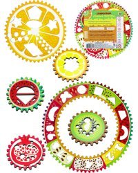 Деревянная игрушка (180х180 мм) Спирограф.Сочные фрукты ( Арт. СФ00008)