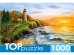 TOPpuzzle. ПАЗЛЫ 1000 элементов. ШТТП1000-9858 Маяк на морском берегу
