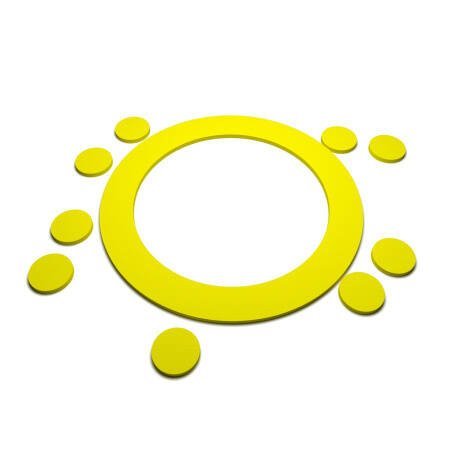 Вне серии (Ярасту) Плавающий обруч "Круг" (цвета в ассортименте)