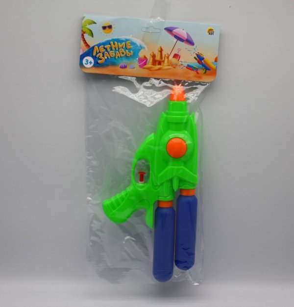 Водный пистолет(29*14*3.5)(200мл,дальность стрельбы 8м,цвет-микс,в пакете) ( Арт. ИК-1045)