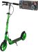 Самокат двухколесный (колеса PU 20 см,85*11*76-99 см,макс.вес 100кг,черно-зелёный) ( Арт. СМК-9944)