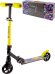 Самокат двухколесный(колеса PU 14,5см,73*10*66-82,5 см,макс.вес 50кг,жёлтый граффити)(Арт.СМК-9936)