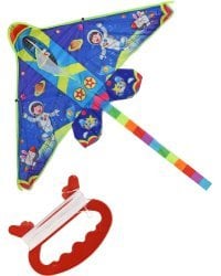 Серия Веселые забавы: Воздушный змей "Космос" (змей 115*60см, хвост 100см, в пакете)(Арт. ИК-0472)