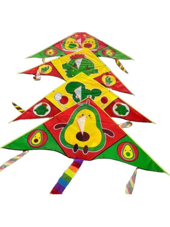 Серия Веселые забавы: Воздушный змей (змей 155см, хвост 100см, цвет микс, в пакете)(Арт. ИК-0466)