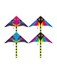 Серия Веселые забавы: Воздушный змей "Глазки"(змей 155см, хвост 300см, цвет микс,пакет)(Арт.ИК-0470)