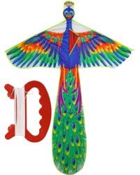 Серия Веселые забавы: Воздушный змей "Павлин" (змей 140см, хвост 100см, в пакете)(Арт. ИК-0471)