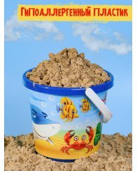 Ведро №8 с картинкой 0,85л МОРСКИЕ ЖИТЕЛИ (Арт. И-2176)