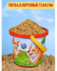 Ведро №8 с картинкой 0,85л ВЕСЕЛЫЕ ЩЕНКИ (Арт. И-2174)