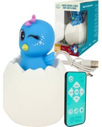 Светильник "Птичка"  (звук,свет,пульт,пластик, USB в к-те,в кор.)(12x12x17,5 cм) ( Арт. ИК-8484)
