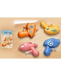 Водный пистолет 100мм (100 мл,дальность стрельбы 5-8 м.,цвет микс,в пакете) ( Арт. ИК-0553)