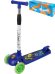 Самокат 3-х колесный складной синий 55*13*66-76 см (макс.нагрузка до 40 кг) (Арт. СМК-0363)