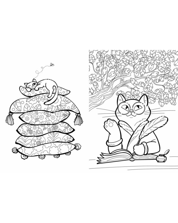 Я кот. (книга с раскрасками)