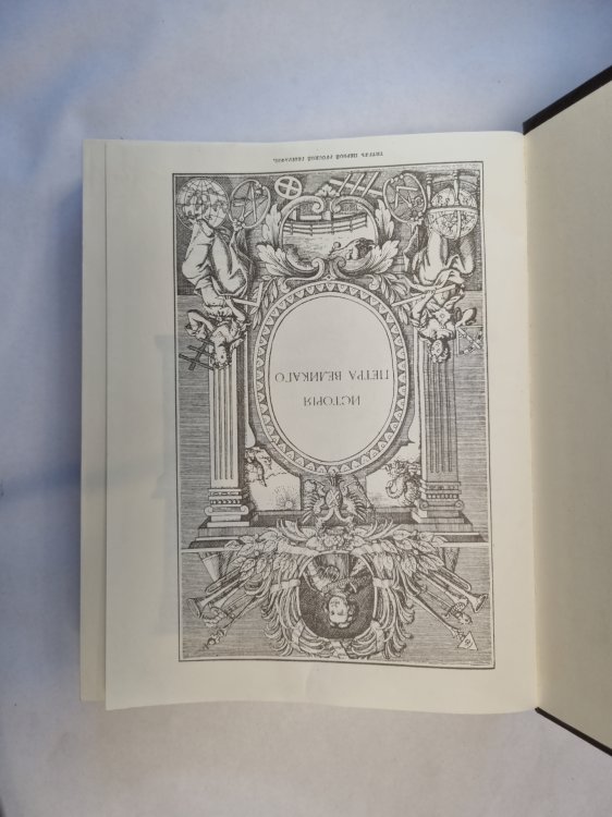 Обложка книги «История Петра Великого» — А. С. Чистяков