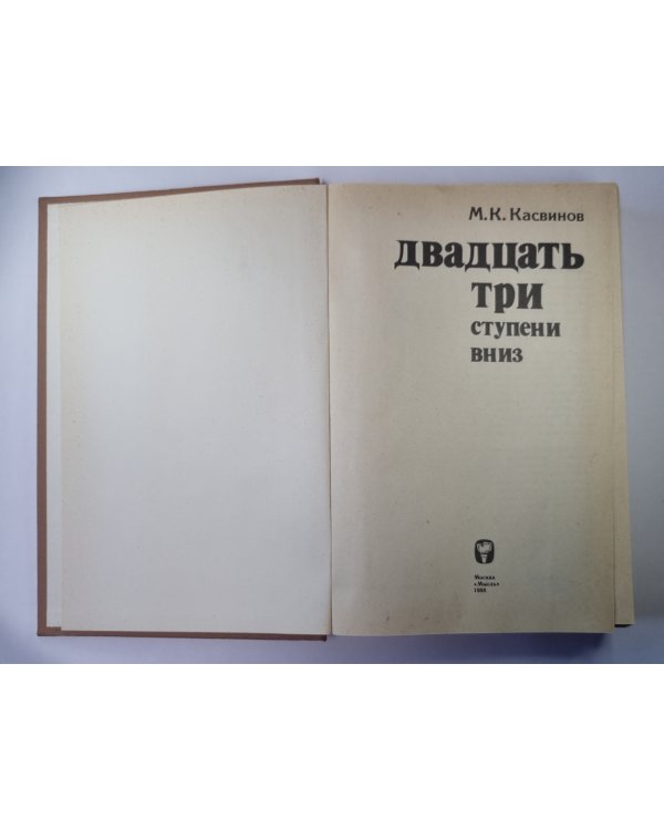 Двадцать три ступени вниз