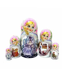Матрешка Снежная королева новая 5м18