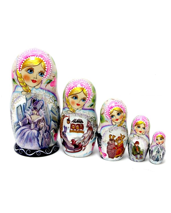 Матрешка Снежная королева новая 5м18