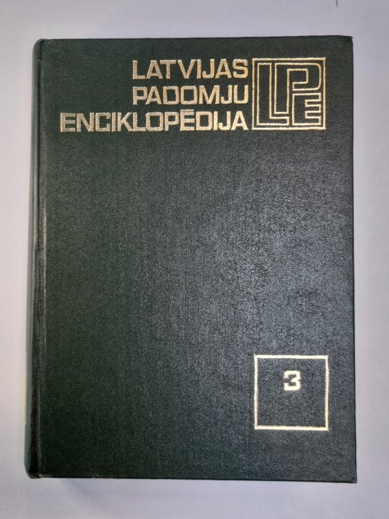 Latvijas padomju enciklopēdija 10 sējumos. 3.Sējums. Dže - Hain