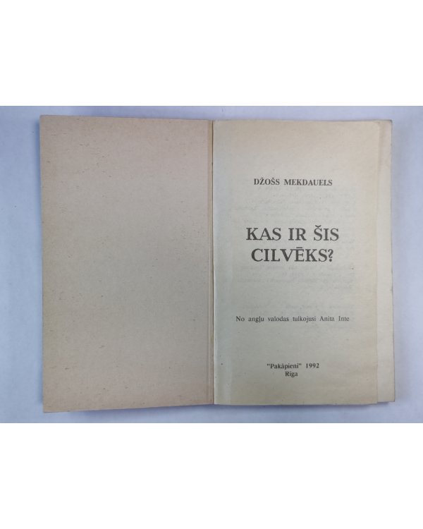 Kas ir šis cilvēks ?