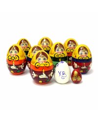 Матрешка Яйцо Пасха 3м 8см