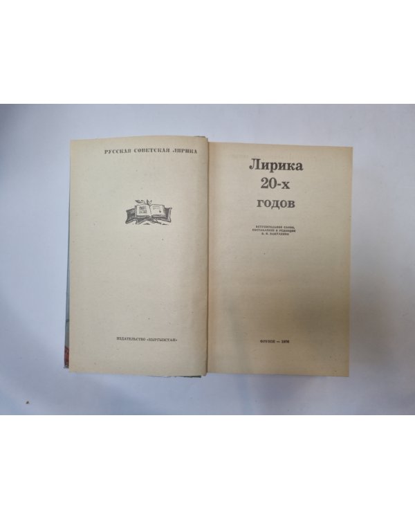 Лирика 20-х годов
