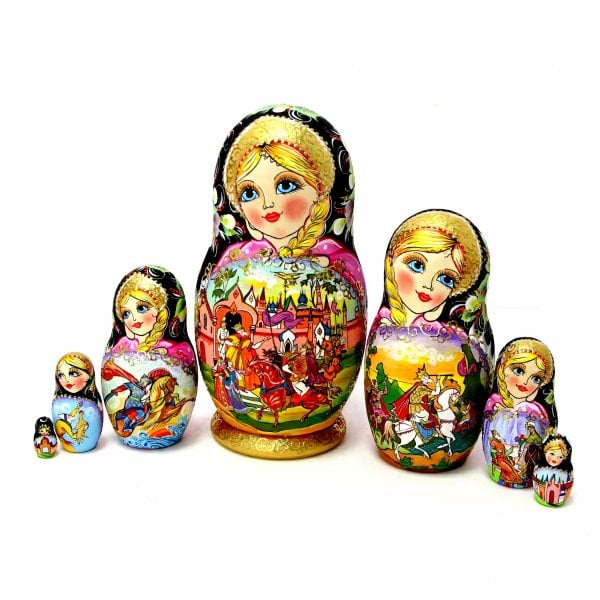 Матрешка Сказка о золотом петушке 7м 21см