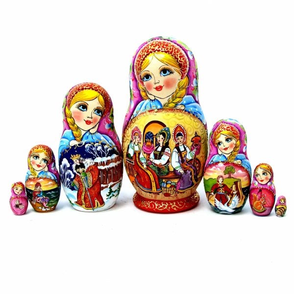 Матрешка Три девицы 7м 21см