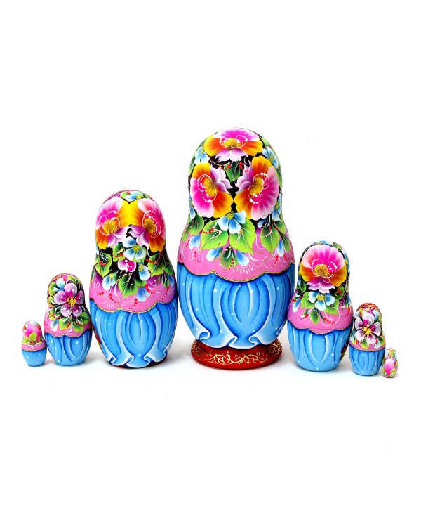 Матрешка Три девицы 7м 21см