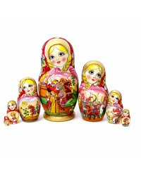 Матрешка Спящая красавица 7м 21см