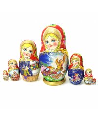 Матрешка Жар птица 7м 21см