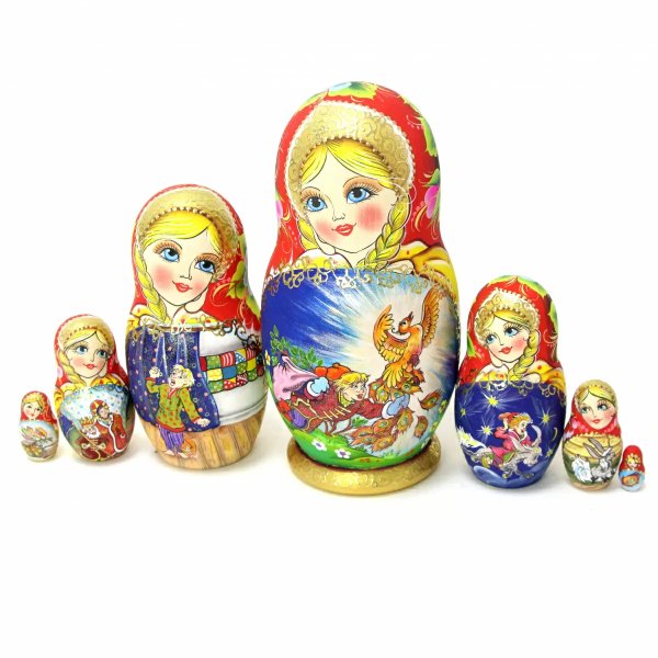 Матрешка Жар птица 7м 21см
