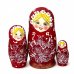 Матрешка Кудринка бордовая 3м 11см