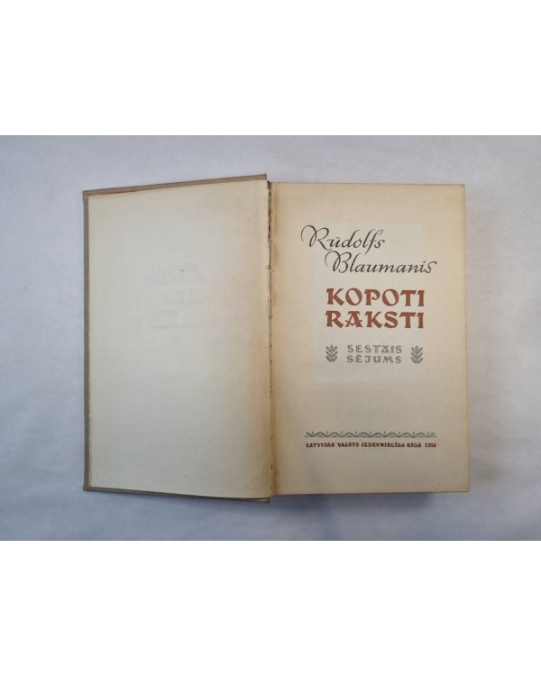 Kopoti raksti. Astoņos sējumos. 6 sējums
