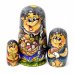 Матрешка Ежик с грибами 3м 11см