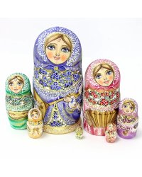 Матрешка Людмила 7м 21см