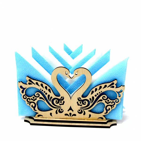 Заготовка Салфетница Лебеди