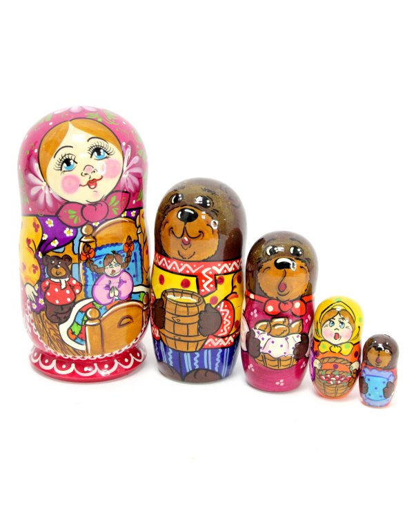 Матрешка Три медведя 5м 17см