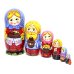 Матрешка Оксана с караваем 7м 21см