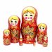 Матрешка Оксана красная 7м 21см