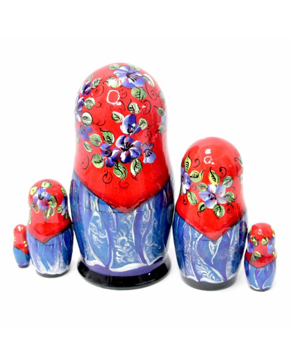 Матрешка Девочка с корзинкой КУ 5м 14см